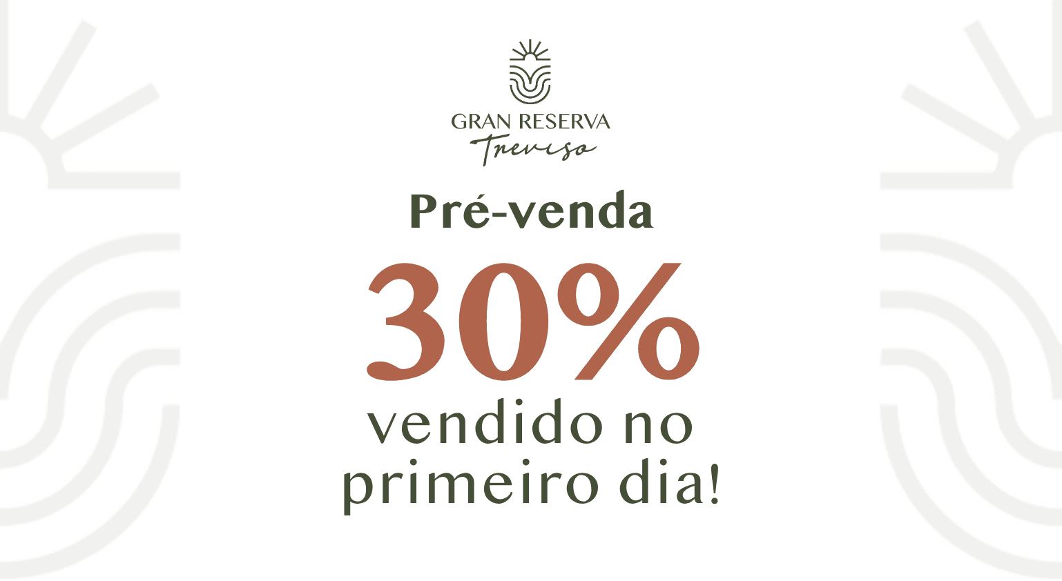Gran Reserva Treviso vende mais de 170 lotes na pré-venda e atinge 30% do empreendimento em apenas um dia